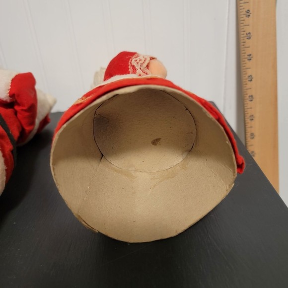 Vintage Saint Nicholas Santa Claus And Mrs Claus Christmas Tree Toppers‎ Statues - Picture 8 of 8